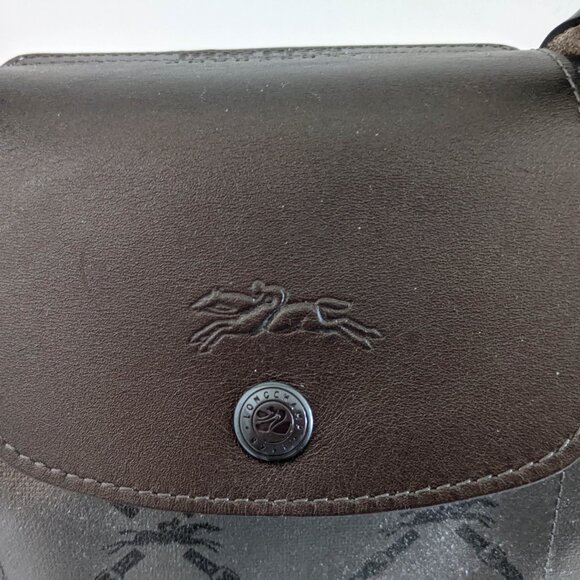 Longchamp Les Pliages Small Metallic Gray for Rehab - Picture 3 of 8